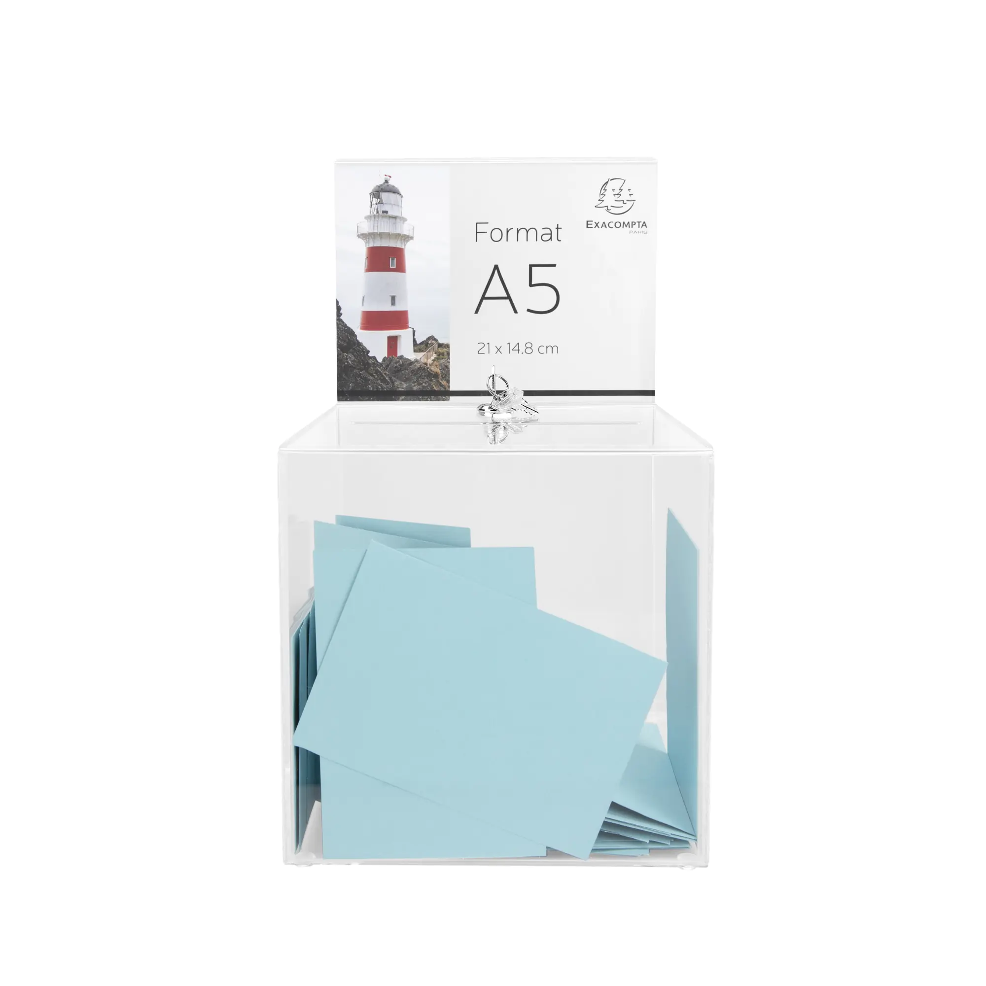 Exacompta Einwurfbox 21x21x21cm abschließbar gk aus der Kategorie Freizeit
