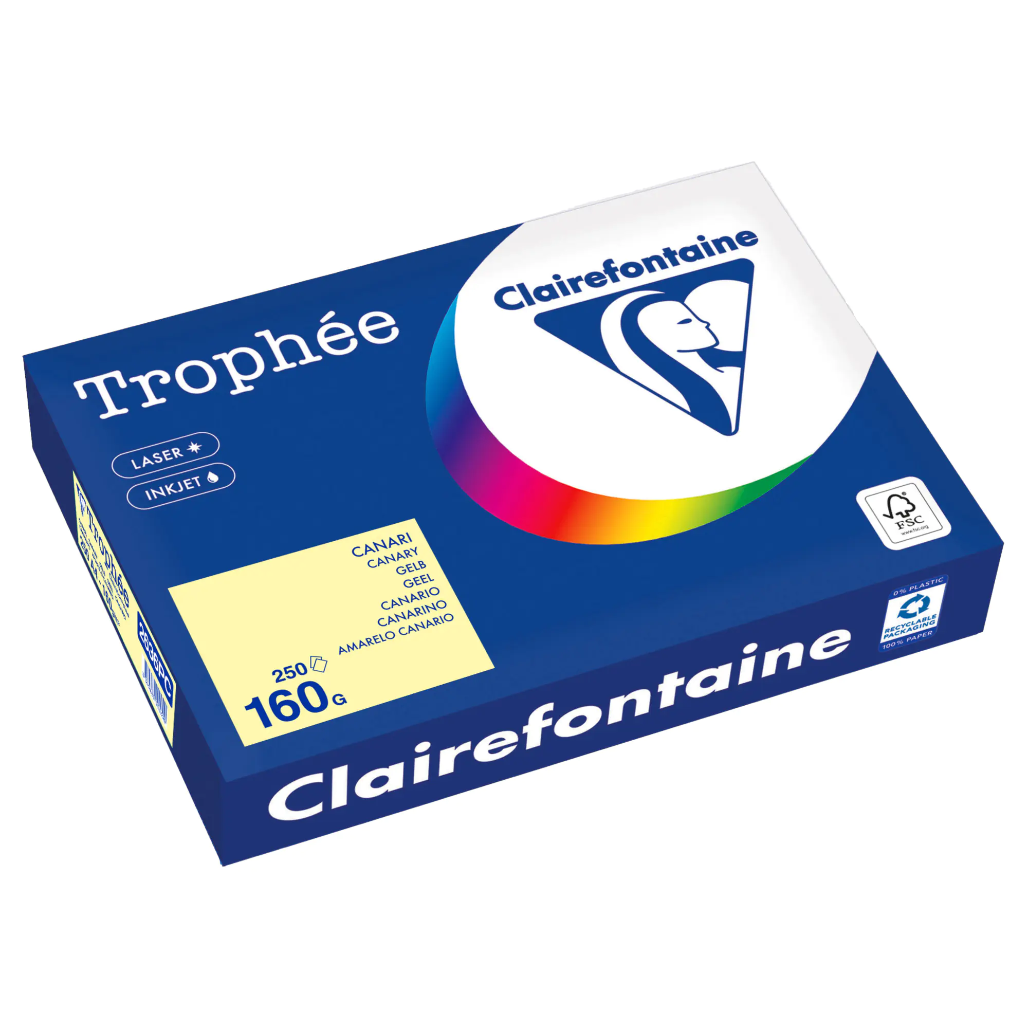 Clairefontaine Kopierpapier A4 160g ge 250Bl aus der Kategorie Kopier- & Druckerpapiere