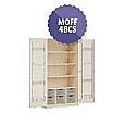 Musikschrank MOFF 4B, B/H/T 104,5 x 190 x 60 cm aus der Kategorie Musikschränke