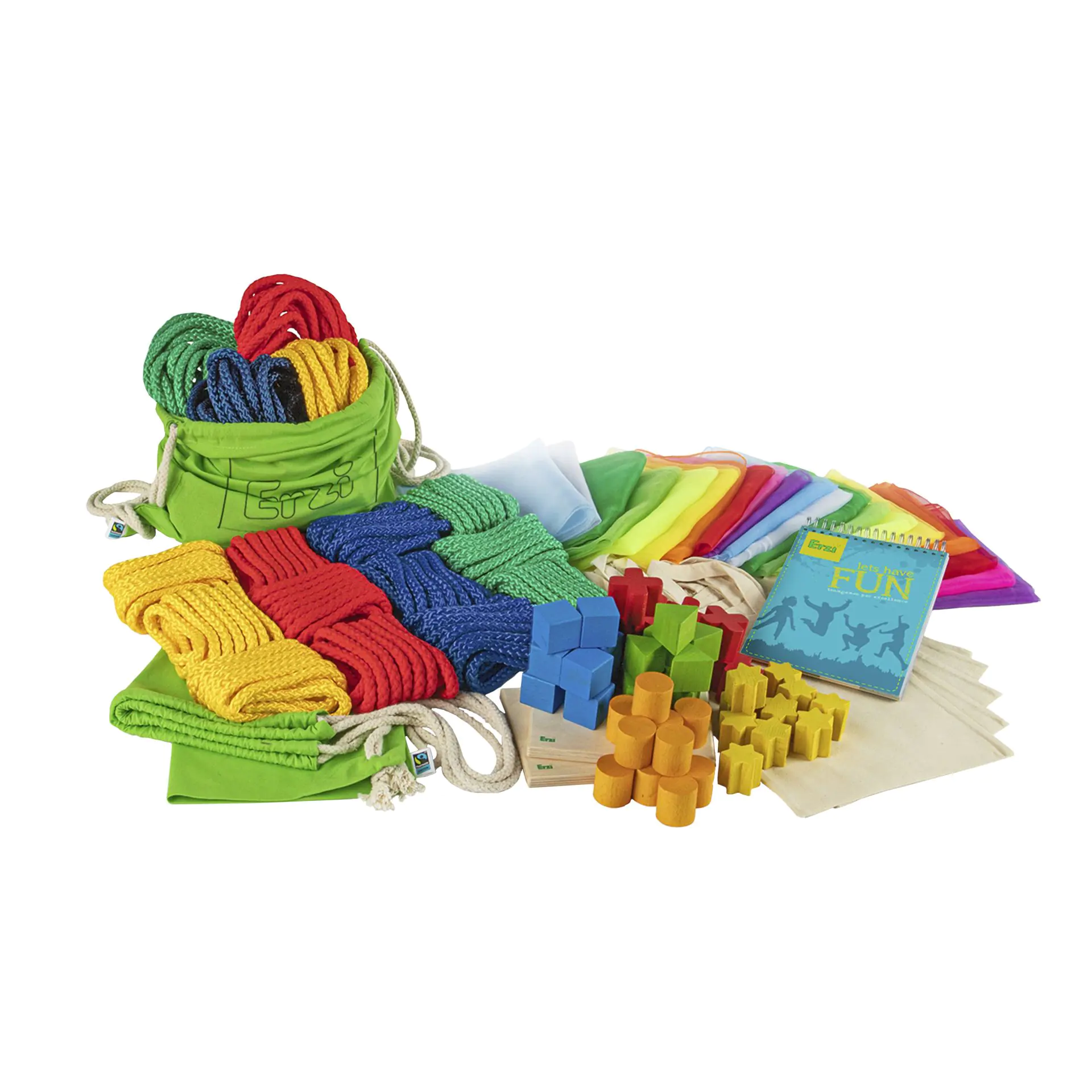 Teamspiel Set FUN aus Buchen und Birkenholz aus der Kategorie Outdoor