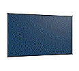 Wandtafel Stahlemaille blau, 200x120 cm, ohne Kreideablage,