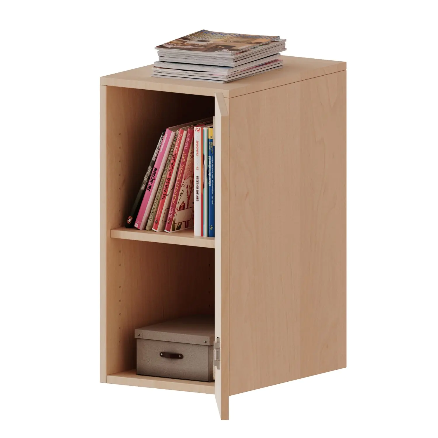 Aufsatz für ErgoTray, 2 OH, 1 Tür,  rechts, B/H/T 36,1x72x50cm aus der Kategorie Klassen- und Schulschränke