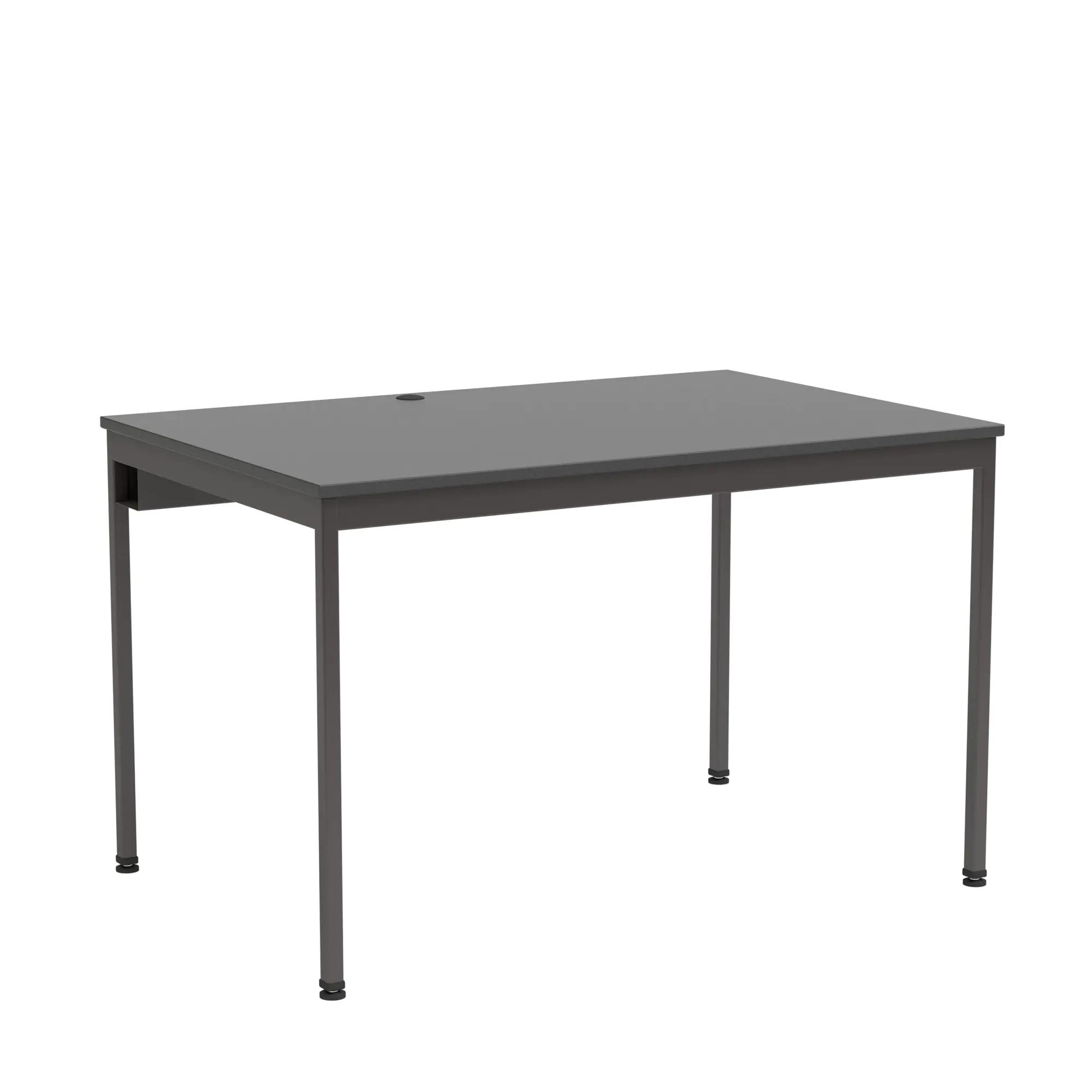 EDV-Tisch, 120x90 cm (B/T), 72 cm hoch, offener Blechkabelkanal,