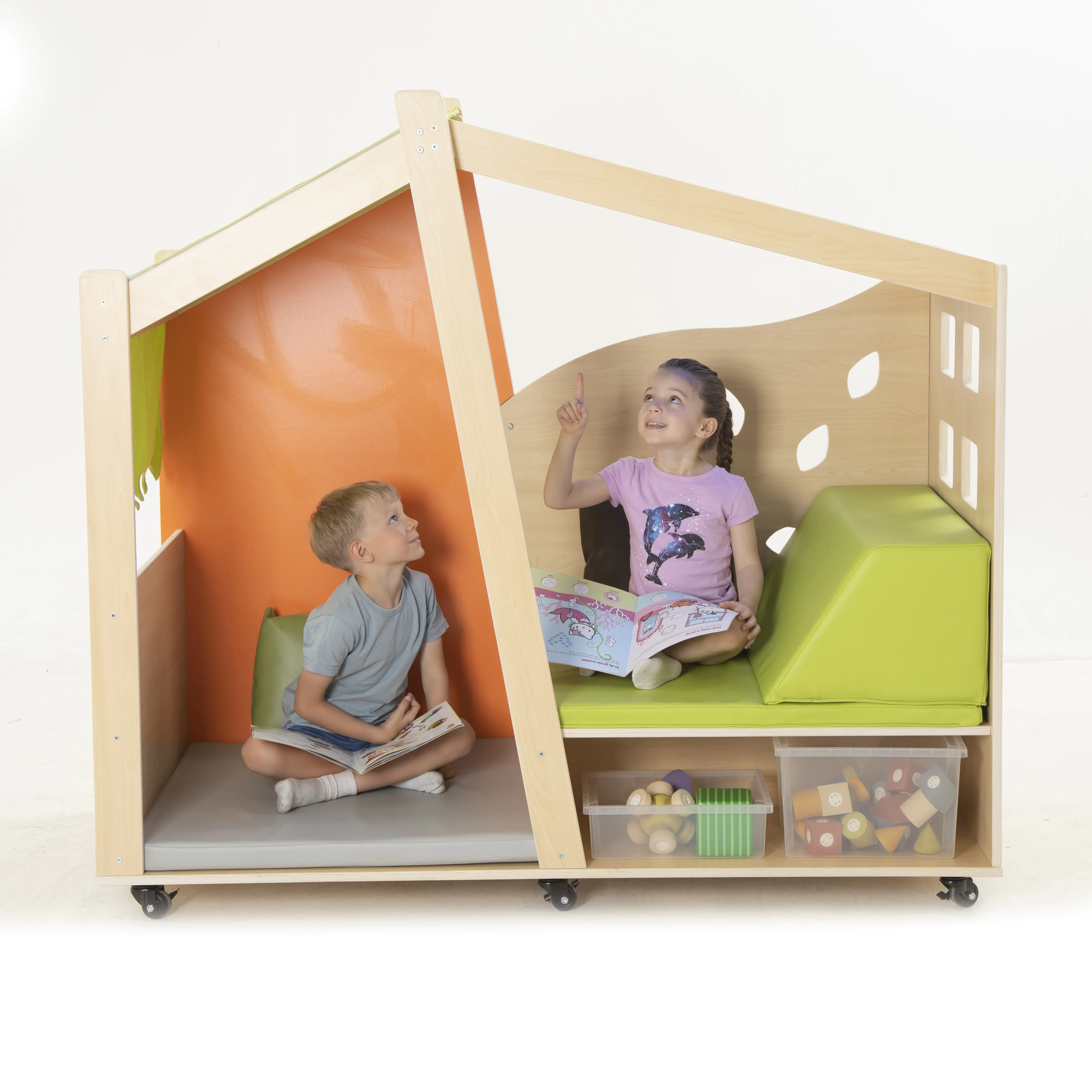Wisdom | Spielhaus mobil | 120 x 120 x 140 cm | Holz aus der Kategorie Bausteine & Spiellandschaften