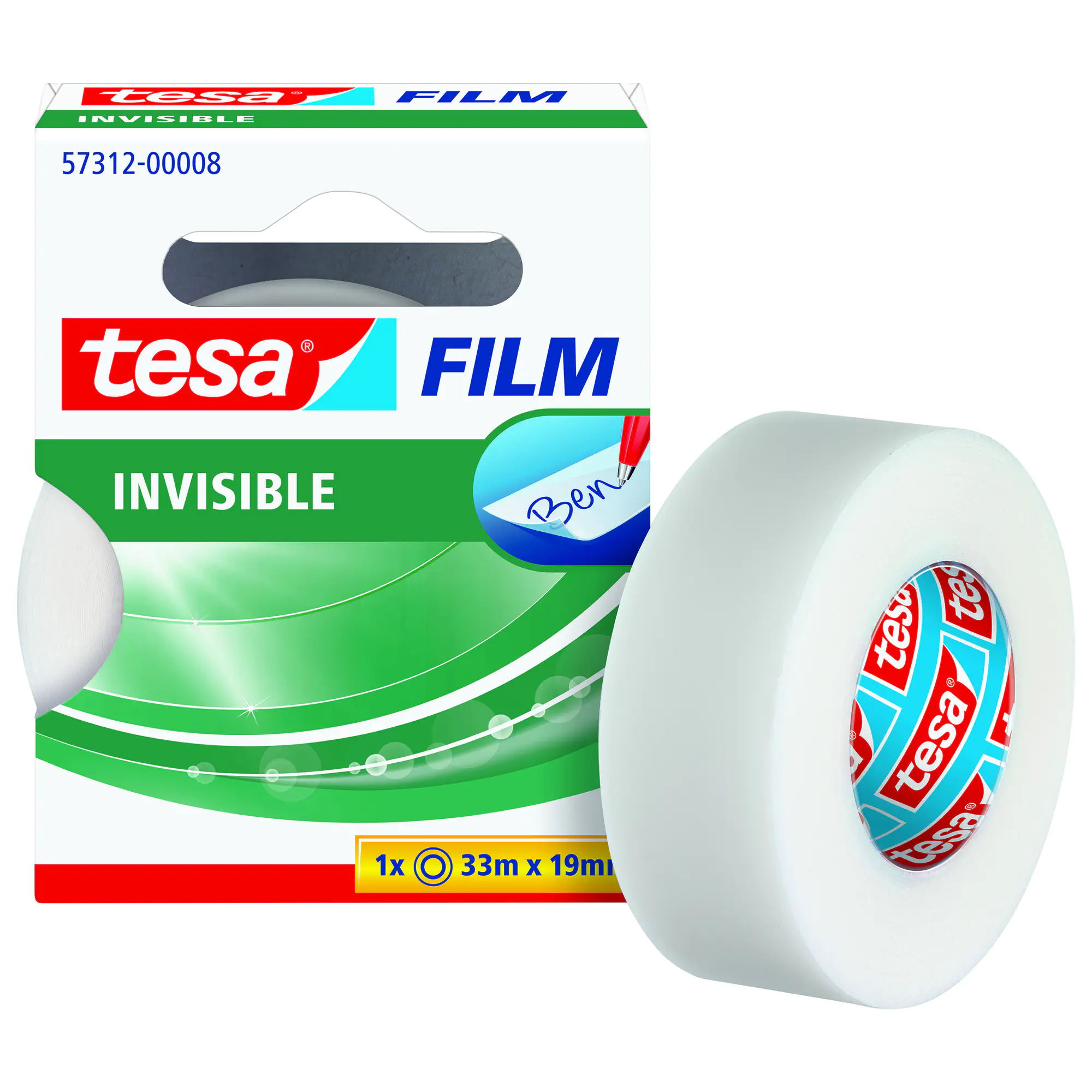 tesa Klebefilm tesafilm mt- unsichtbar 19mmx33m aus der Kategorie Kleber & Befestigung
