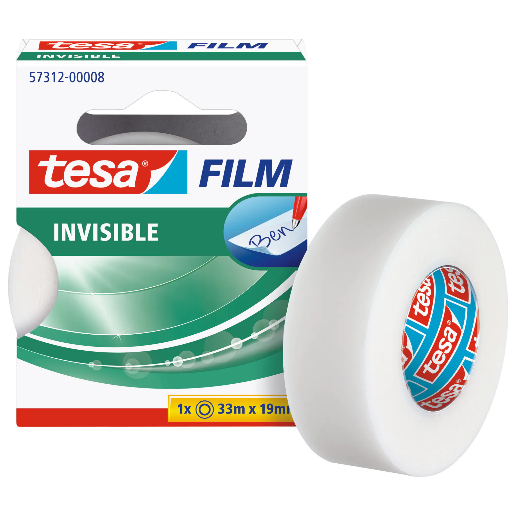 tesa Klebefilm tesafilm mt- unsichtbar 19mmx33m aus der Kategorie Kleber & Befestigung