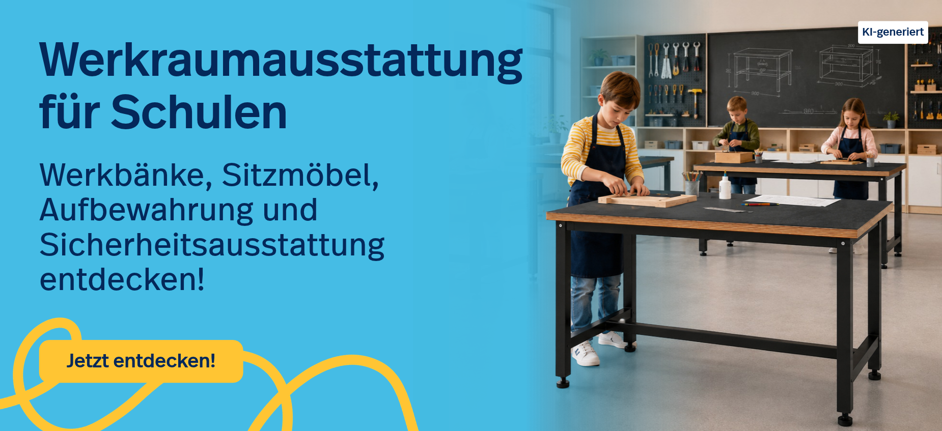 Werkraumausstattung für Schulen