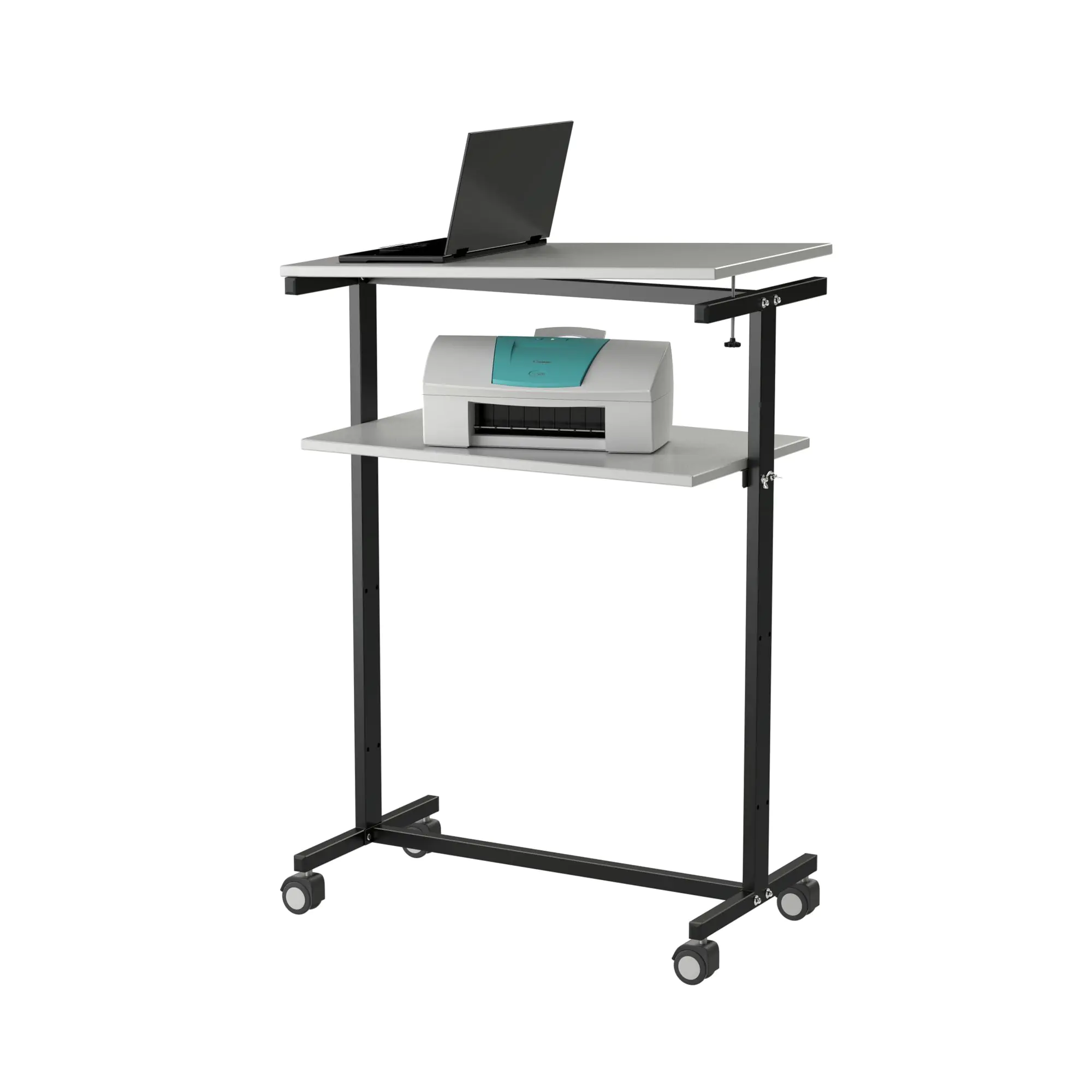 Projektionswagen, 106 cm hoch, 82x45 cm (BxT), 2 Ablageflächen, aus der Kategorie Schulbeamerwagen