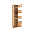 Schließfachschrank, 190 cm hoch, 42x50 cm (B/T), aus der Kategorie Schließfachschränke