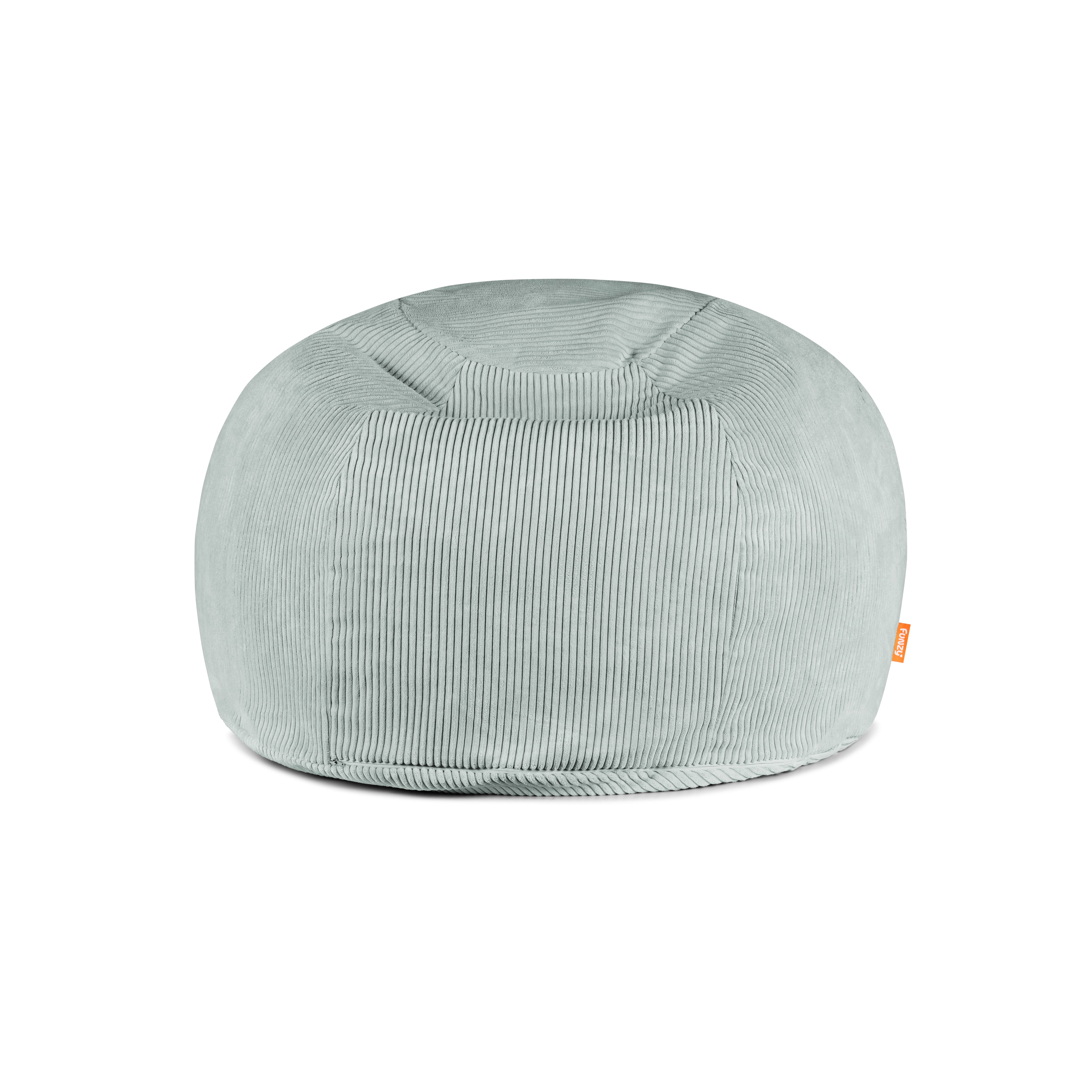 Funzy XXL Sitzsack 110×110×70 cm (L × B × H), Gewicht ca. 15 kg mit Cordbezug aus der Kategorie Polstermöbel