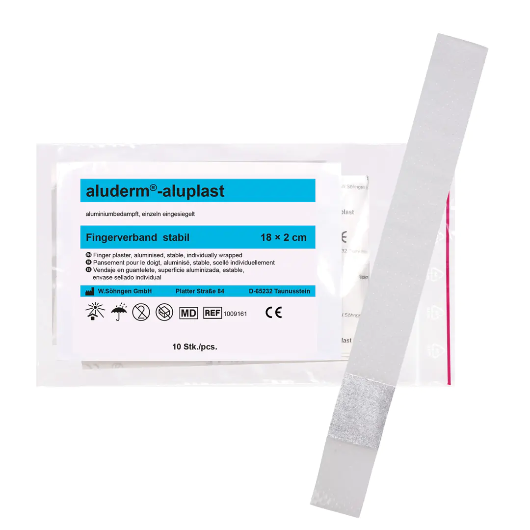 aluderm®-aluplast stabil Fingerverband 18 x 2 cm  10 Stück aus der Kategorie Erste Hilfe