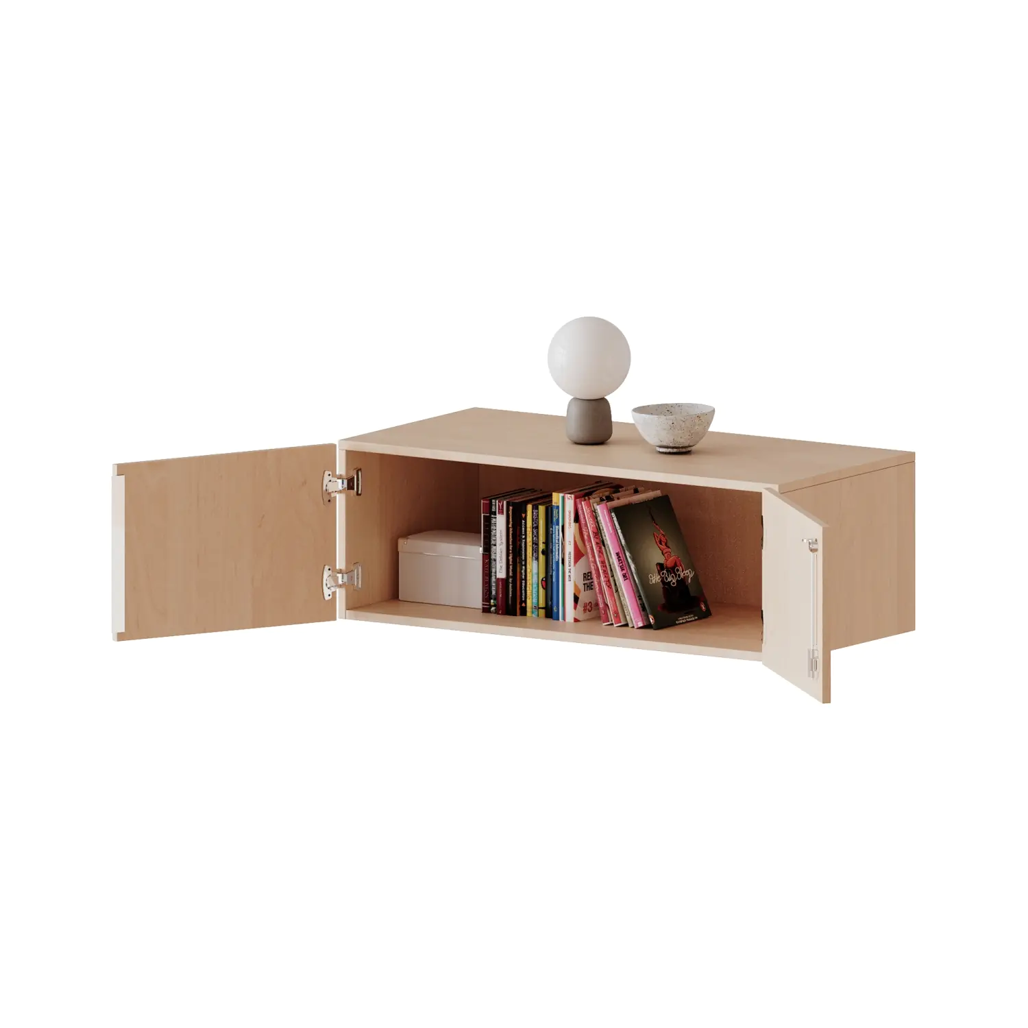 Aufsatz für ErgoTray, 1 OH, zwei Türen, B/H/T 104,5x36x60cm aus der Kategorie Klassen- und Schulschränke