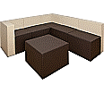 Sitzelement Sofa-Set, XXL, Sitzfläche 75x75 cm, Höhe 40 cm,