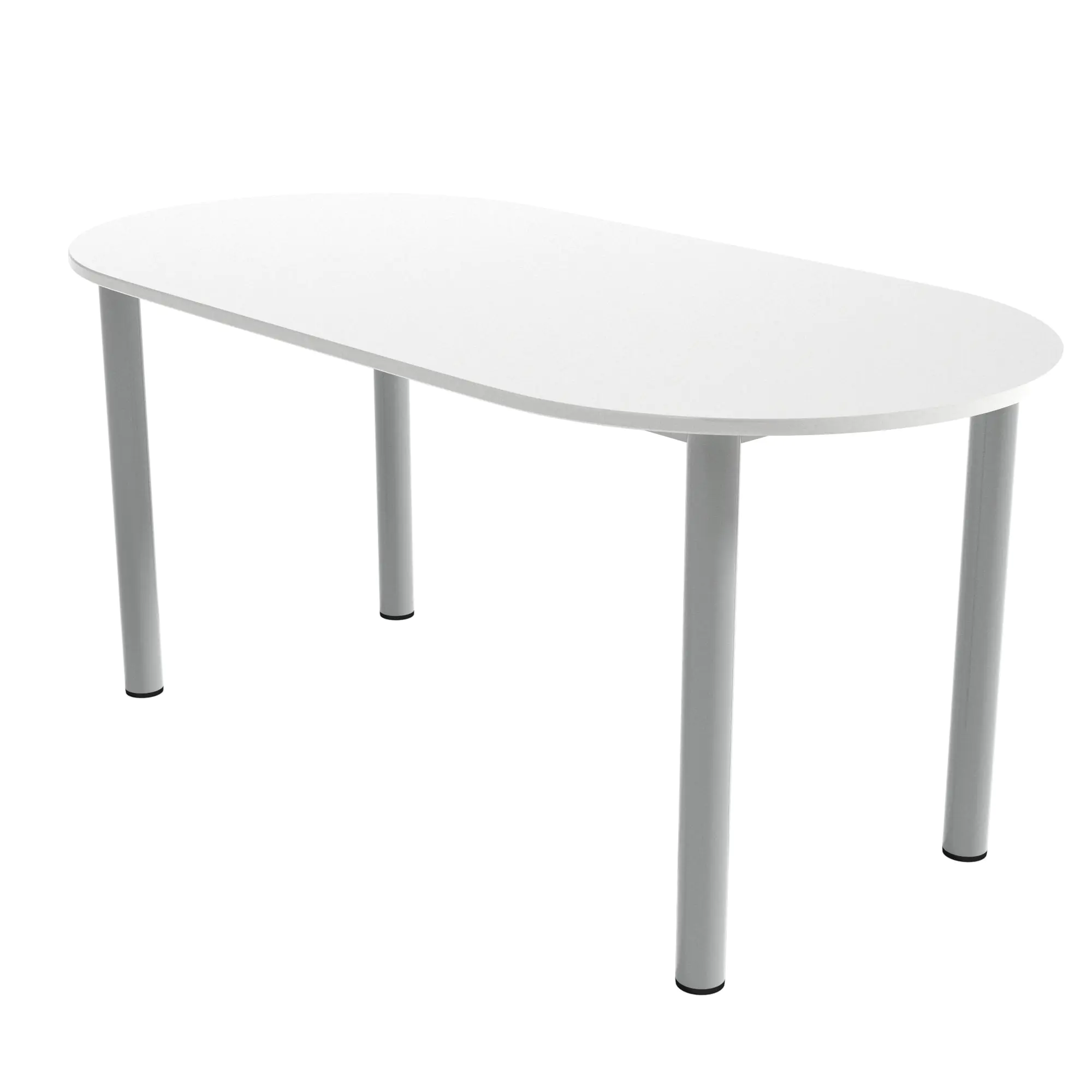 Ovaler Ergänzungstisch, 158x80 cm (BxT), höhenverstellbar 58-72 cm, aus der Kategorie Rundtische