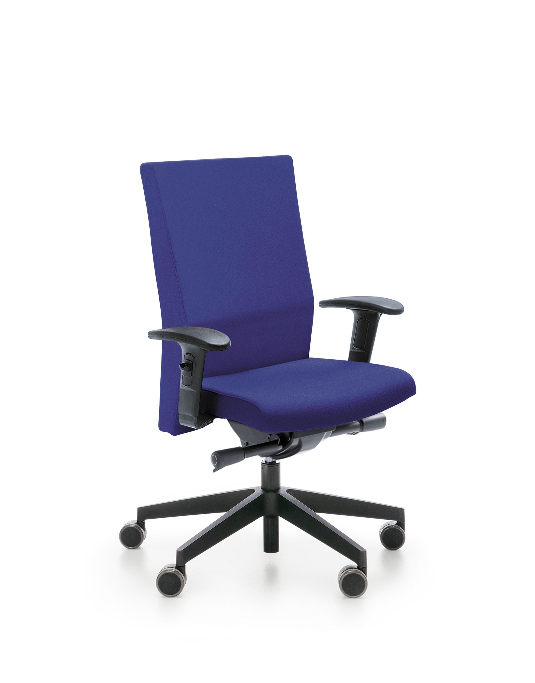Bürodrehstuhl mit hoher Rückenlehne, mit Armlehnen, SYNCHRO-Mechanismus aus der Kategorie Bürodrehstühle