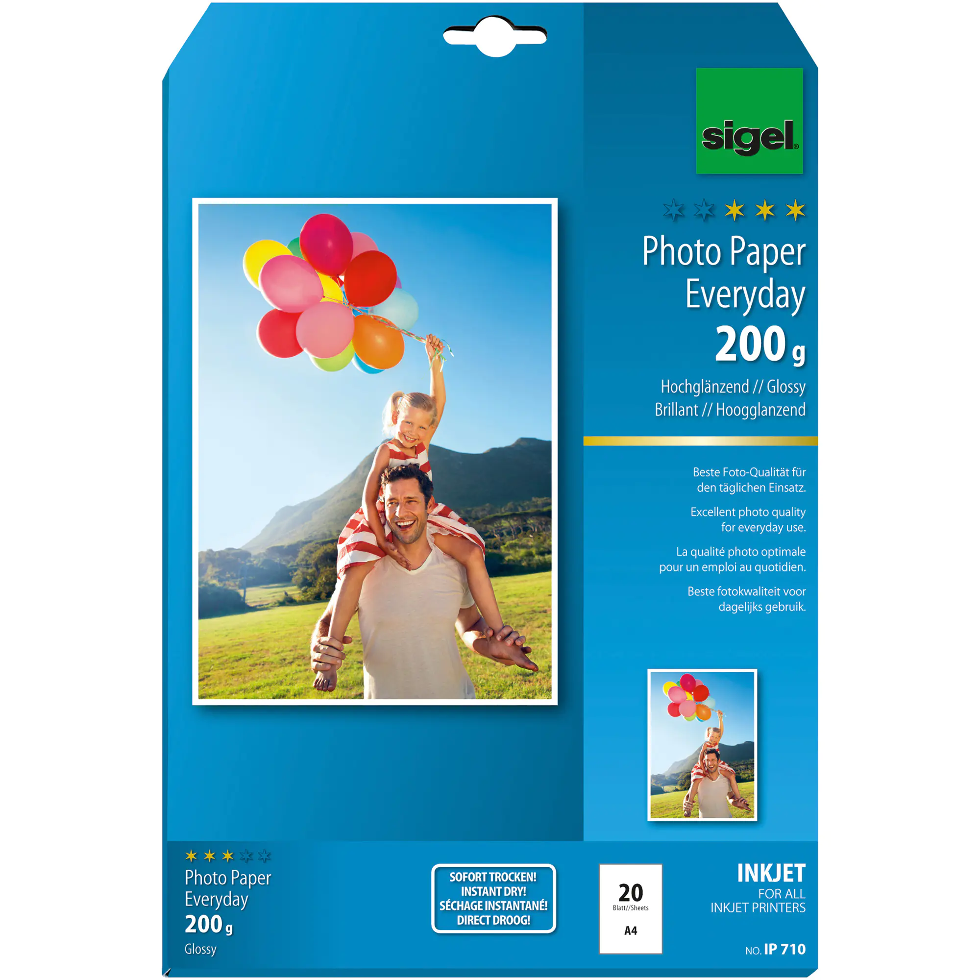 Sigel Fotopapier Everyday- plus DIN A4 200g ws 20 Bl. aus der Kategorie Spezialpapiere