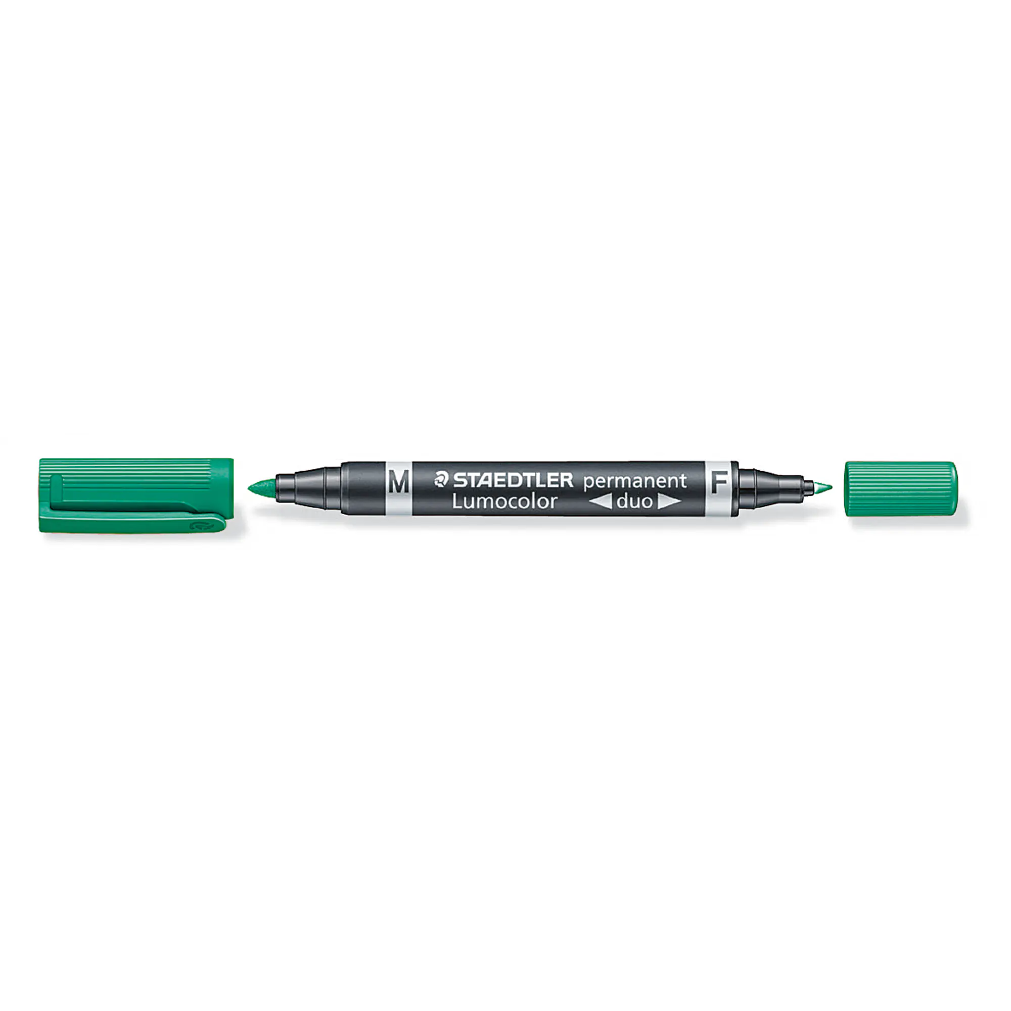 Staedtler Permanentmarker Lumocolor duo 0,6mm/1,5mm gn aus der Kategorie Bürobedarf