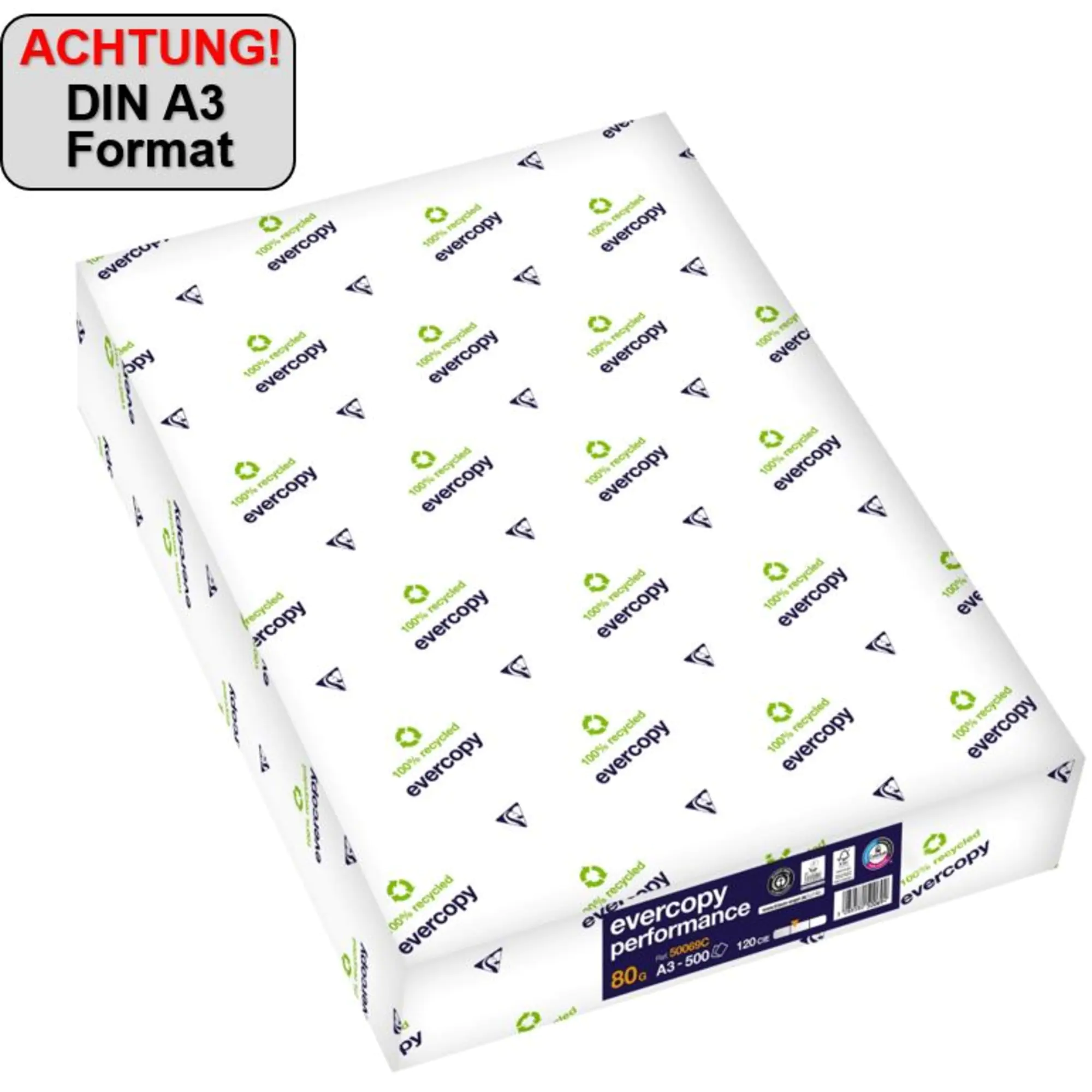 Clairefontaine Kopierpapier Performance A3 80g 500Blatt aus der Kategorie Kopier- & Druckerpapiere