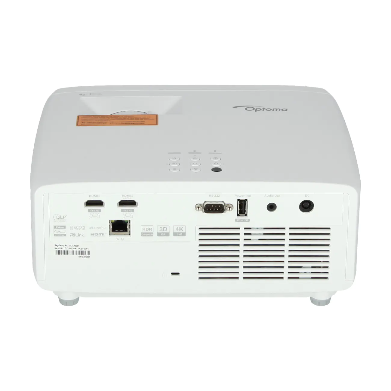 4K UHD-Laserbeamer 3.700 Lumen, Kurzdistanz, 300.000:1 aus der Kategorie Schulbeamer