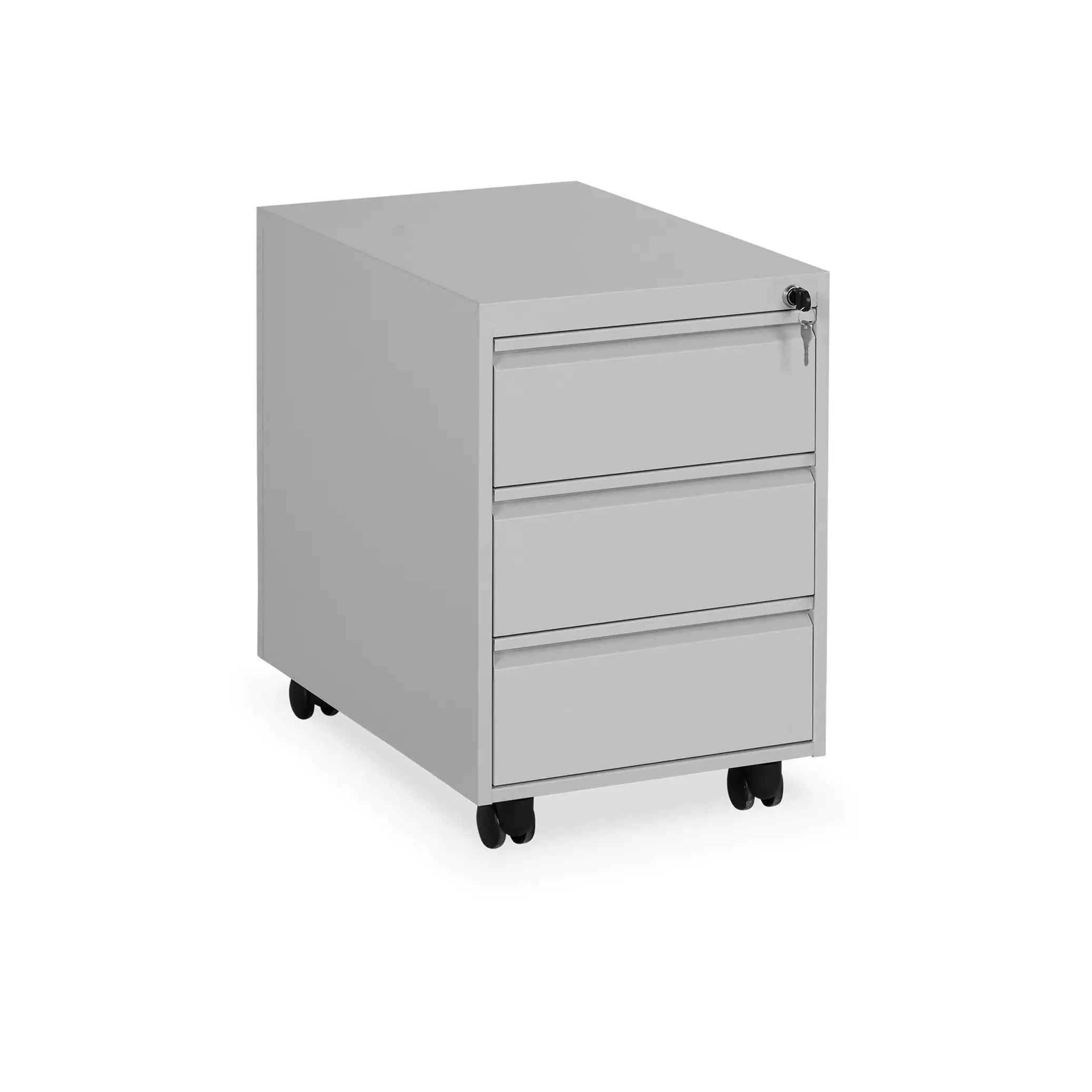 Ceha | Rollcontainer ST600 | 3 Schübe | Tiefe 600mm | RAL7035 aus der Kategorie Schnelllieferprogramm
