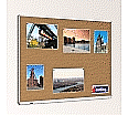 Korktafel 150x120 cm, mit durchgehender Ablage,