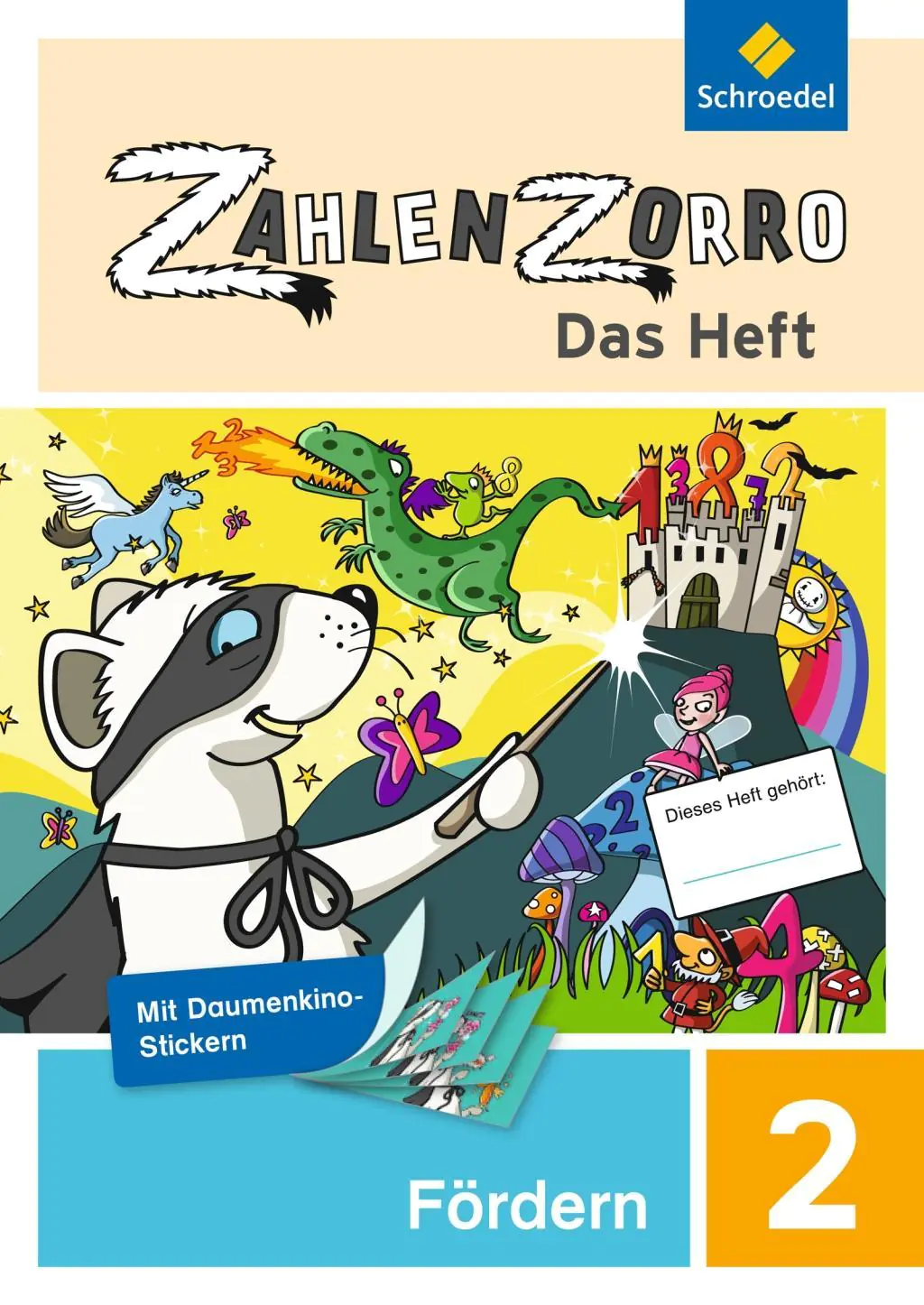 Zahlenzorro 2. Förderheft aus der Kategorie Mathematik