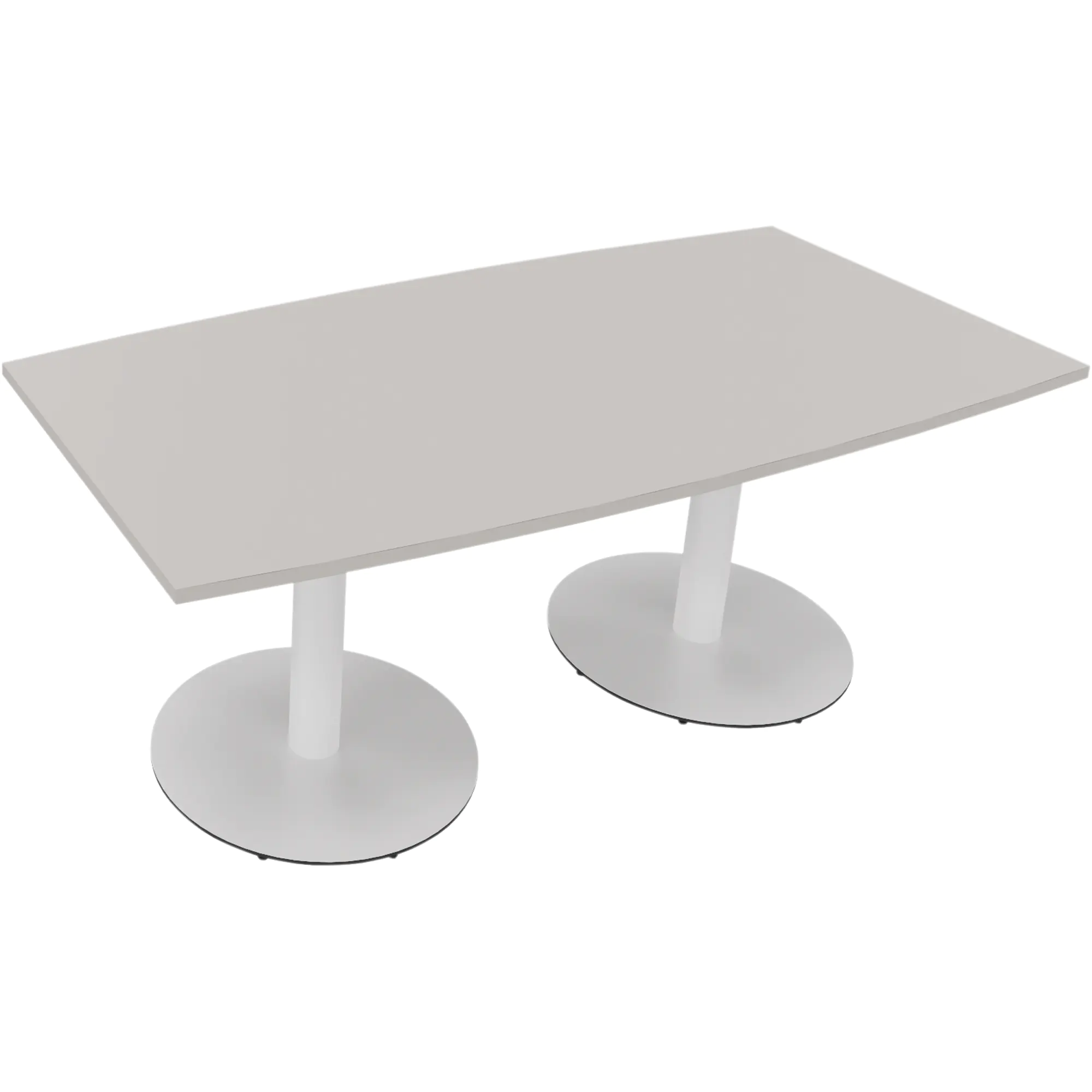 Bespr.ti. Tonneau Tellerfuß Rund 180x80/90x72cm ws/LG aus der Kategorie Möbel & Ausstattung