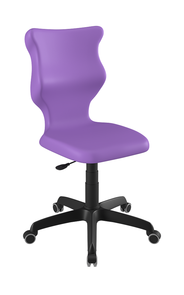 Drehstuhl mit hoher Rückenlehne, höhenverstellbar mit Gasfeder, ergonomische Kunststoffschale aus der Kategorie Bürodrehstühle