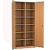 Schrank, 226 cm hoch, 100x50 cm (B/T), 2 Dreh-Türen, 10 Böden, 6OH aus der Kategorie Alle Produkte