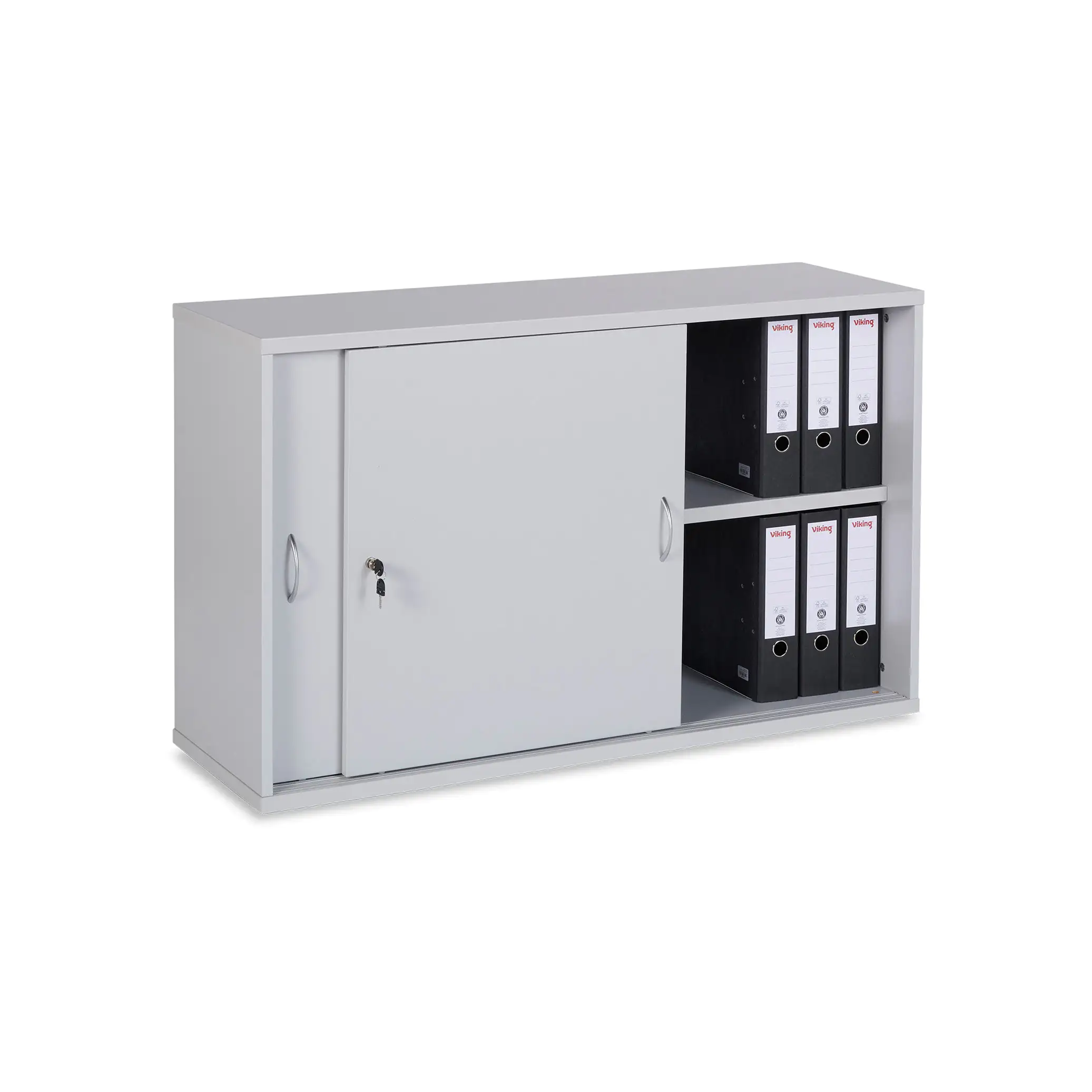 Ceha | Schiebetürenschrank HO |  120cm |  2 OH |  K/T | grau aus der Kategorie Funktionale Schränke