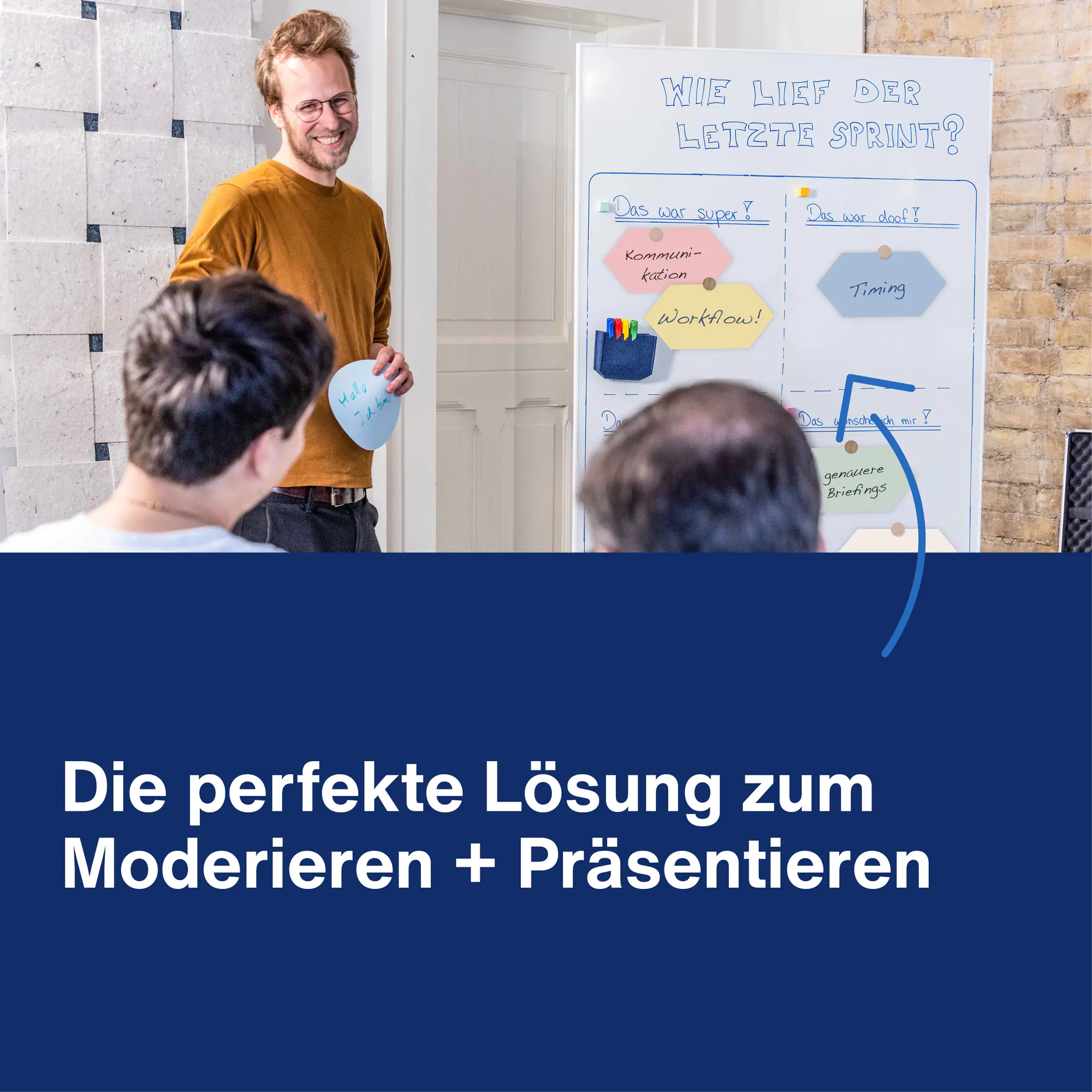 magnetoplan ModKarte Wabe 297x165 sort 500St aus der Kategorie Moderationswände