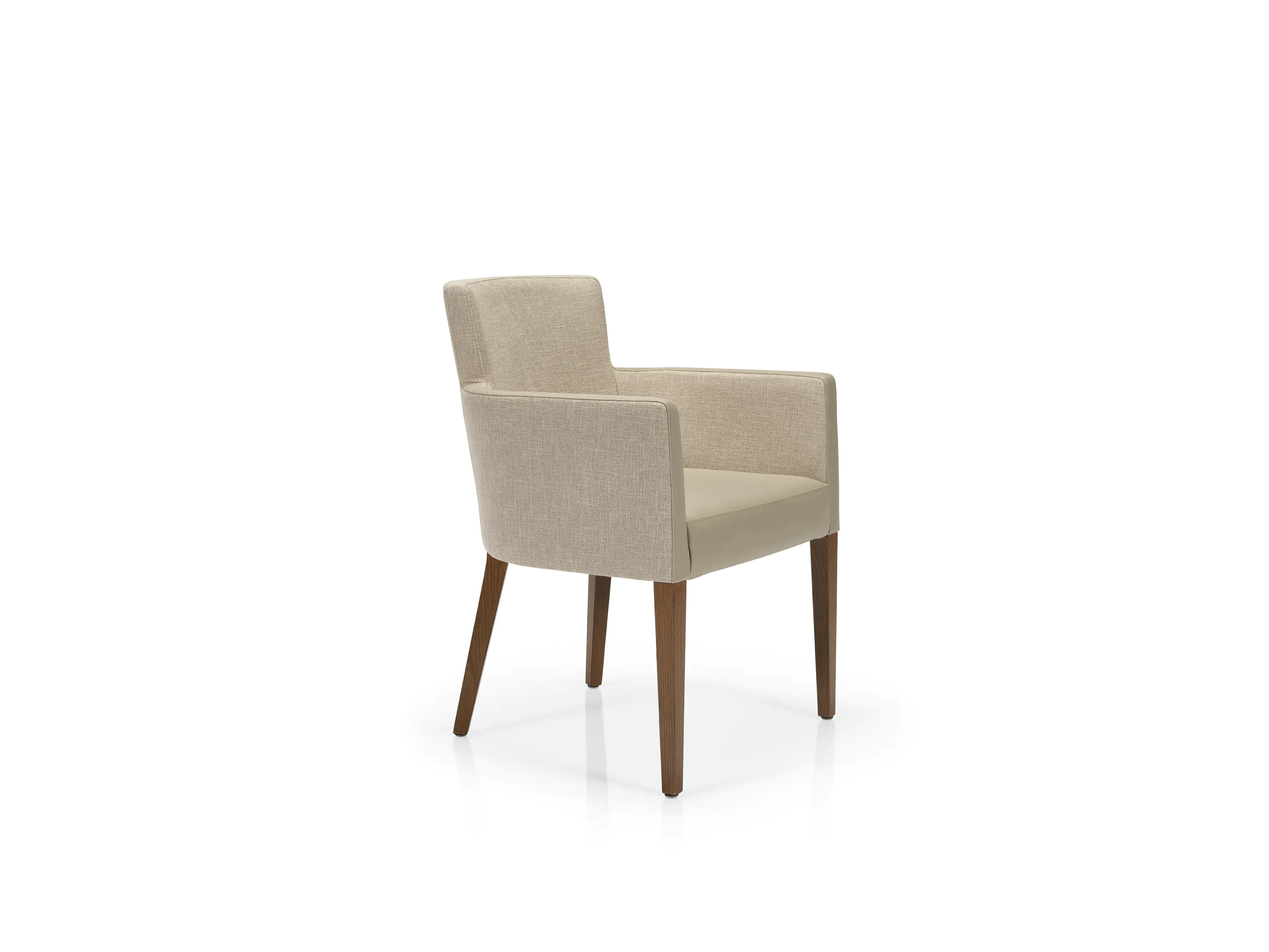 Stuhl Beatrice. Teflongleiter, BxHxT 65x88x64 cm, Massivholzgestell aus der Kategorie Stühle