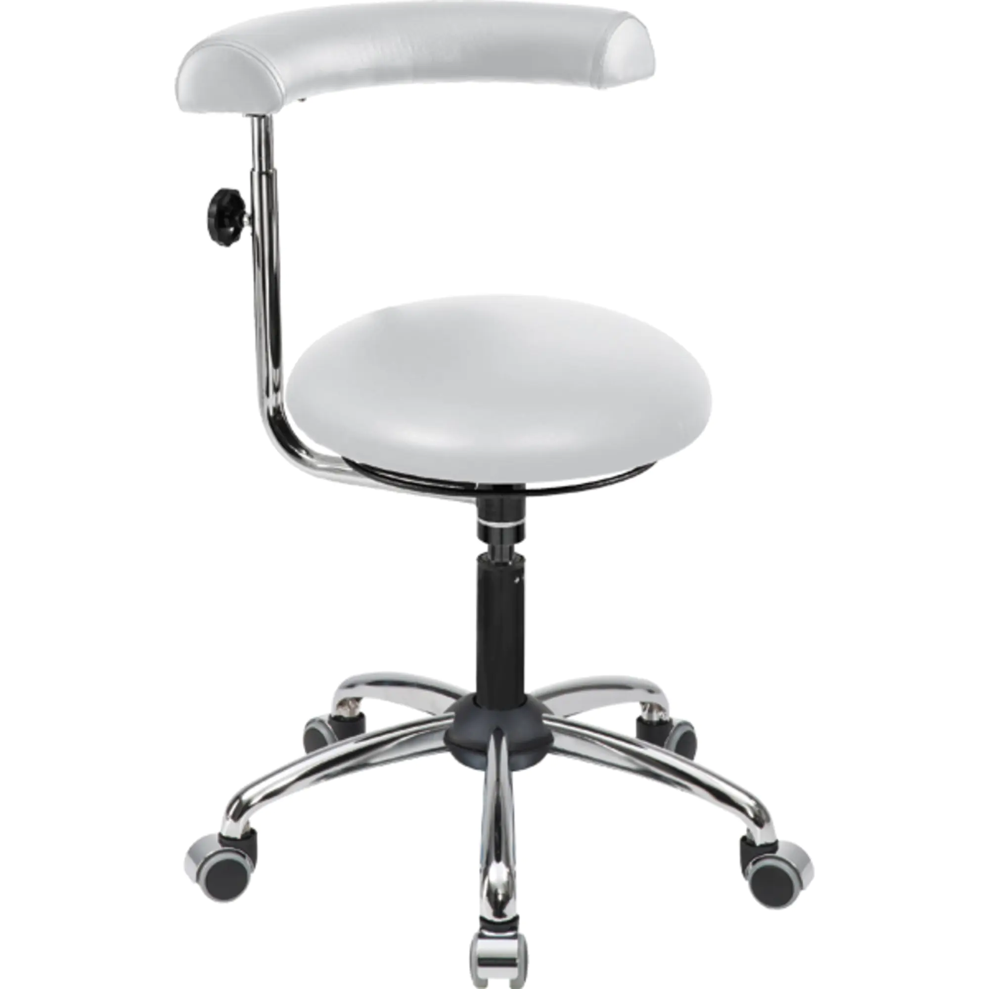 meychair Hocker A20-29-TR- Comfort-KL Rollen Arm ws aus der Kategorie Hocker