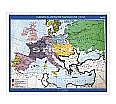 Wandkarte Europa zur Zeit Napoleons, 180 x 140 cm, aus der Kategorie Neuzeit 1500-1870