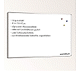 Whiteboard, 150x100 cm, ohne Ablage, Stahlemaille weiß, aus der Kategorie Whiteboards