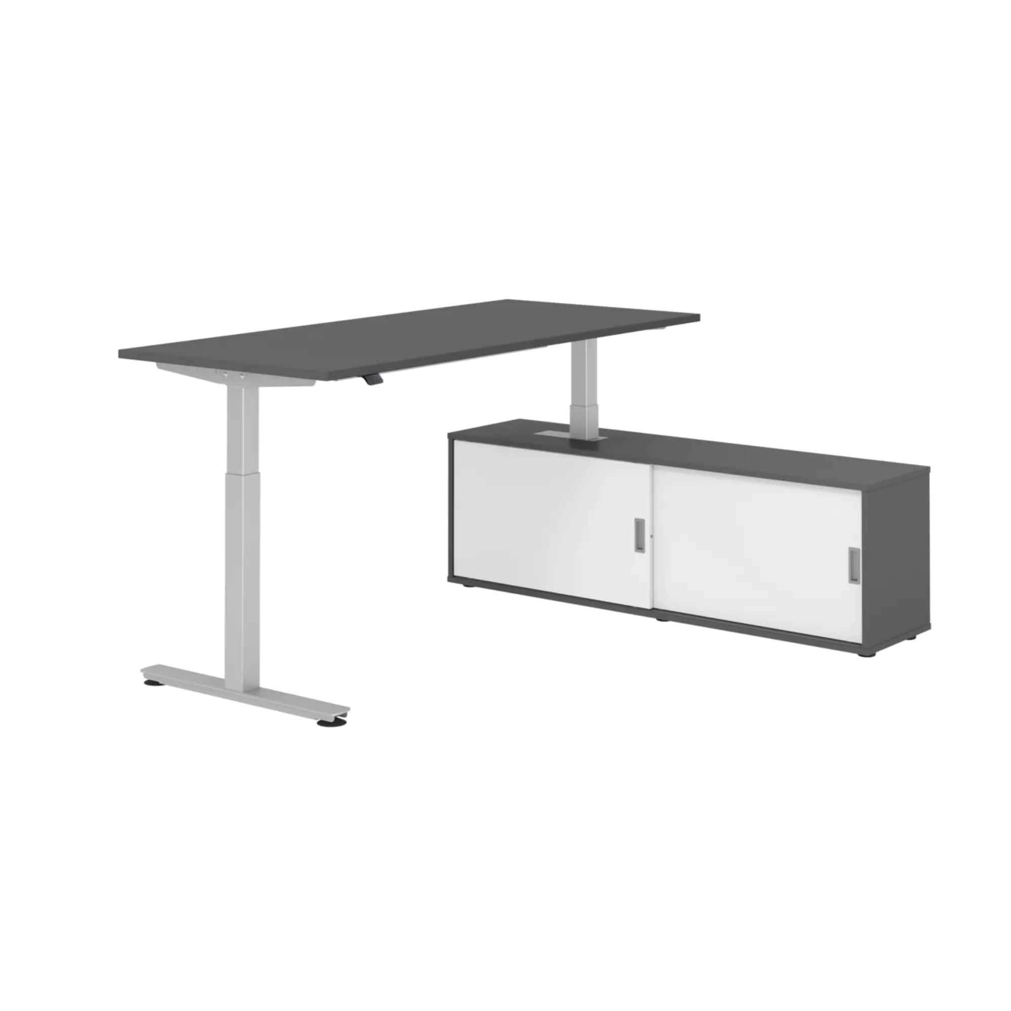 Hammerbacher Sitz-Steh-Kombi 180x80cm gp/si/gp/ws aus der Kategorie Tische