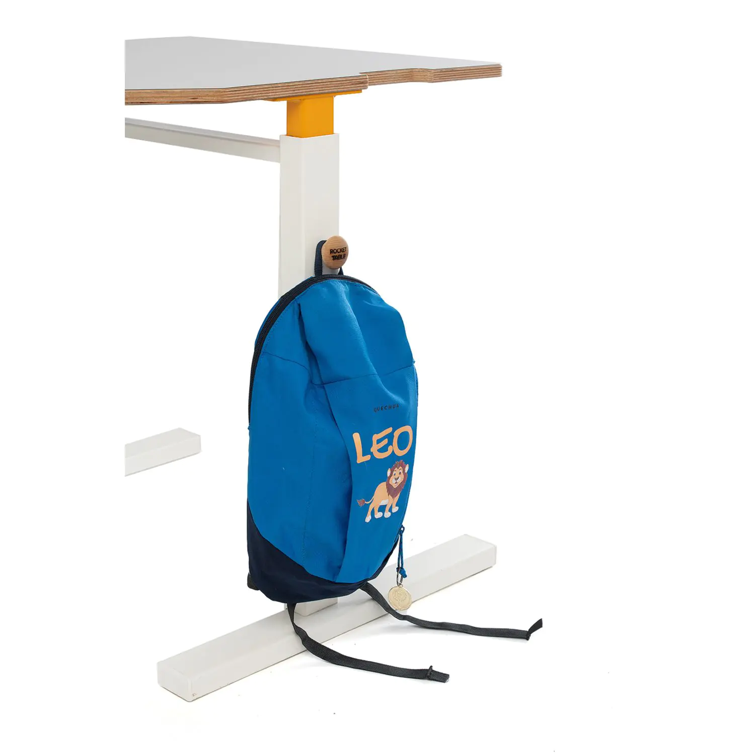 Einerschülertisch höhenverstellbar mit Stehtischoption, Höhe 53-83cm, B/T 62x51cm aus der Kategorie Schülertische