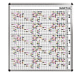 Personal-Raum-Plan, 12 Stunden, 53 Spalten, 123x117 cm, aus der Kategorie Personal- Raum- Tafeln 12h