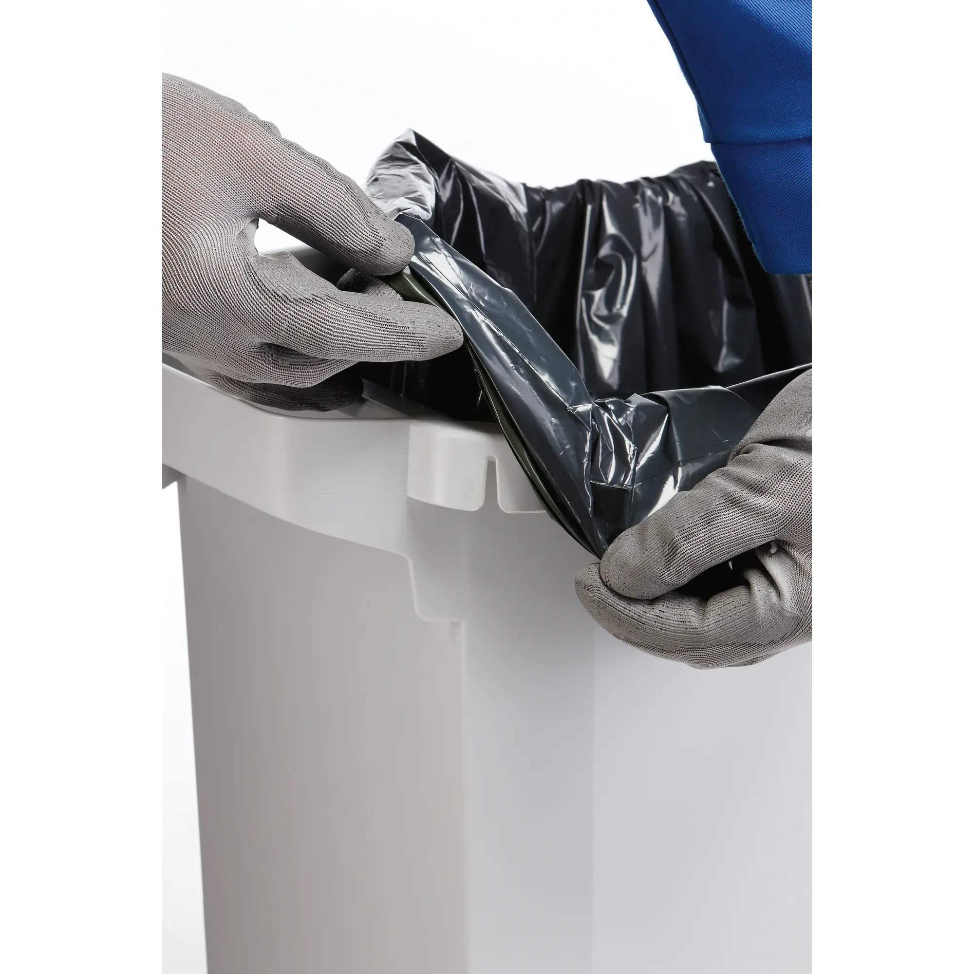 Durable Abfalleimer DURABIN 60l grau +Deckel gn aus der Kategorie Abfallentsorgung