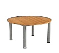 Couchtisch Rund, 100 cm Durchmesser, 52 cm hoch, aus der Kategorie Couch- & Beistelltische