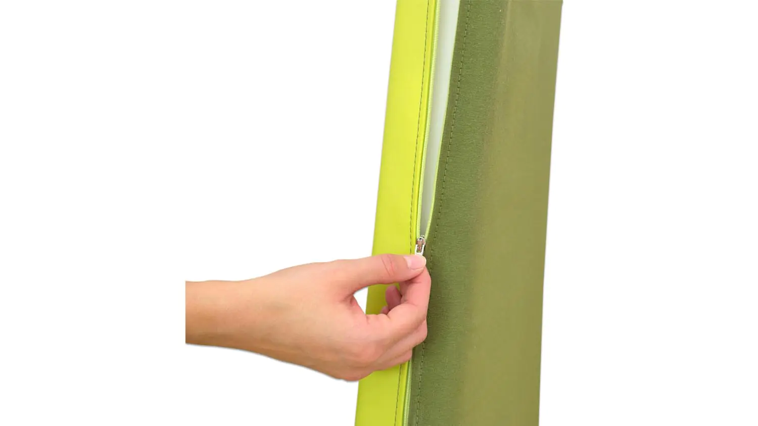 Liegepolster 115 x 60 x 6 cm, Farbe hellgrün/grün aus der Kategorie Spielpodeste