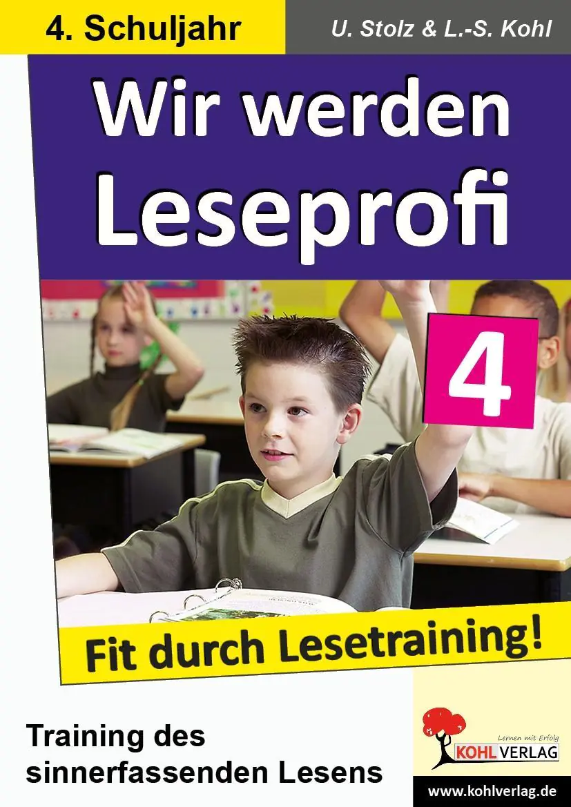 Wir werden Leseprofi - Fit durch Lesetraining! 4. Schuljahr aus der Kategorie Deutsch