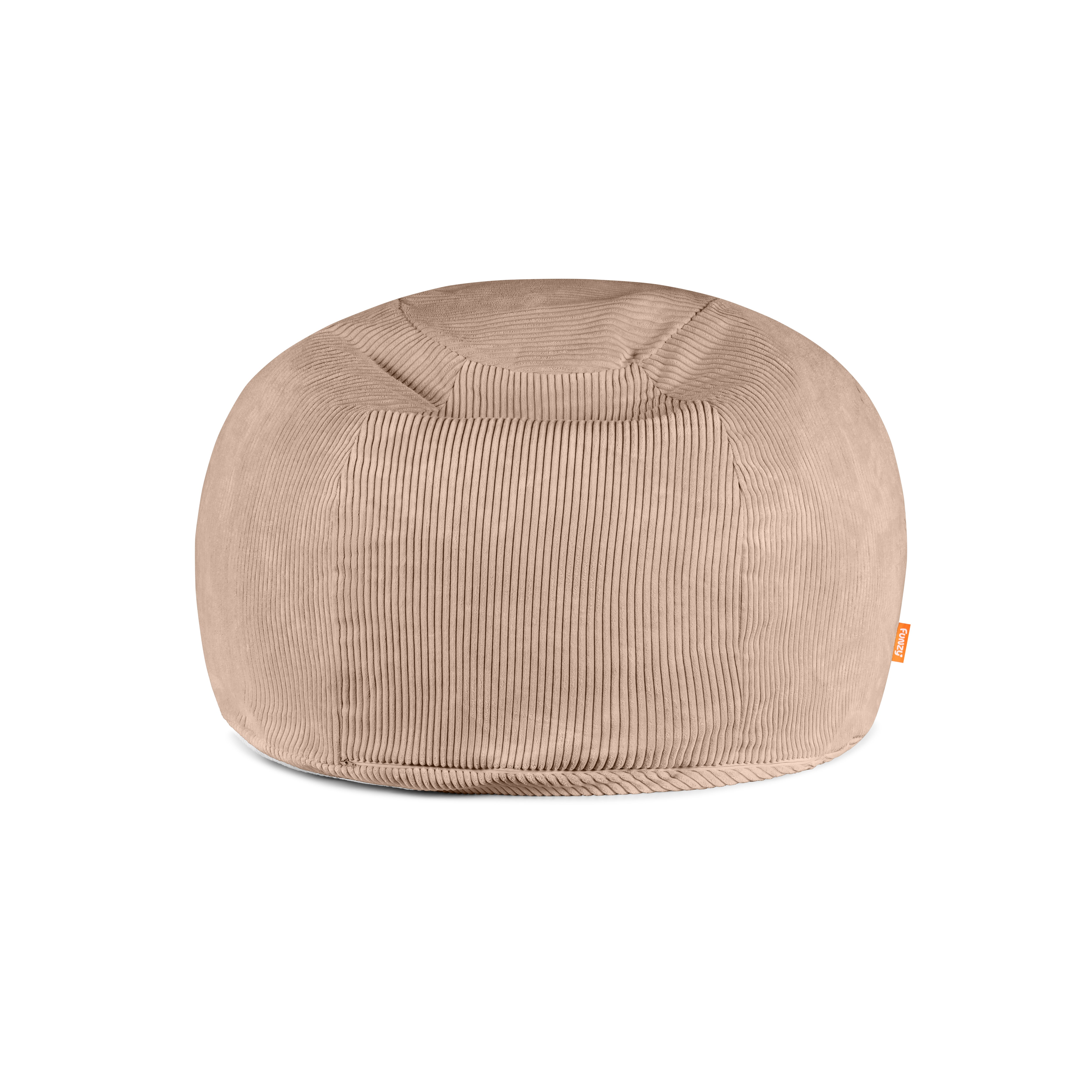 Funzy XXL Sitzsack 110×110×70 cm (L × B × H), Gewicht ca. 15 kg mit Cordbezug aus der Kategorie Polstermöbel