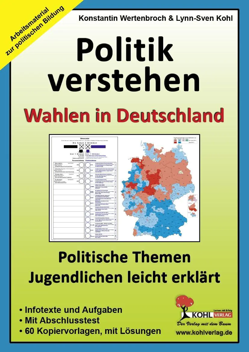 Politik verstehen / Wahlen in Deutschland aus der Kategorie Sachkunde