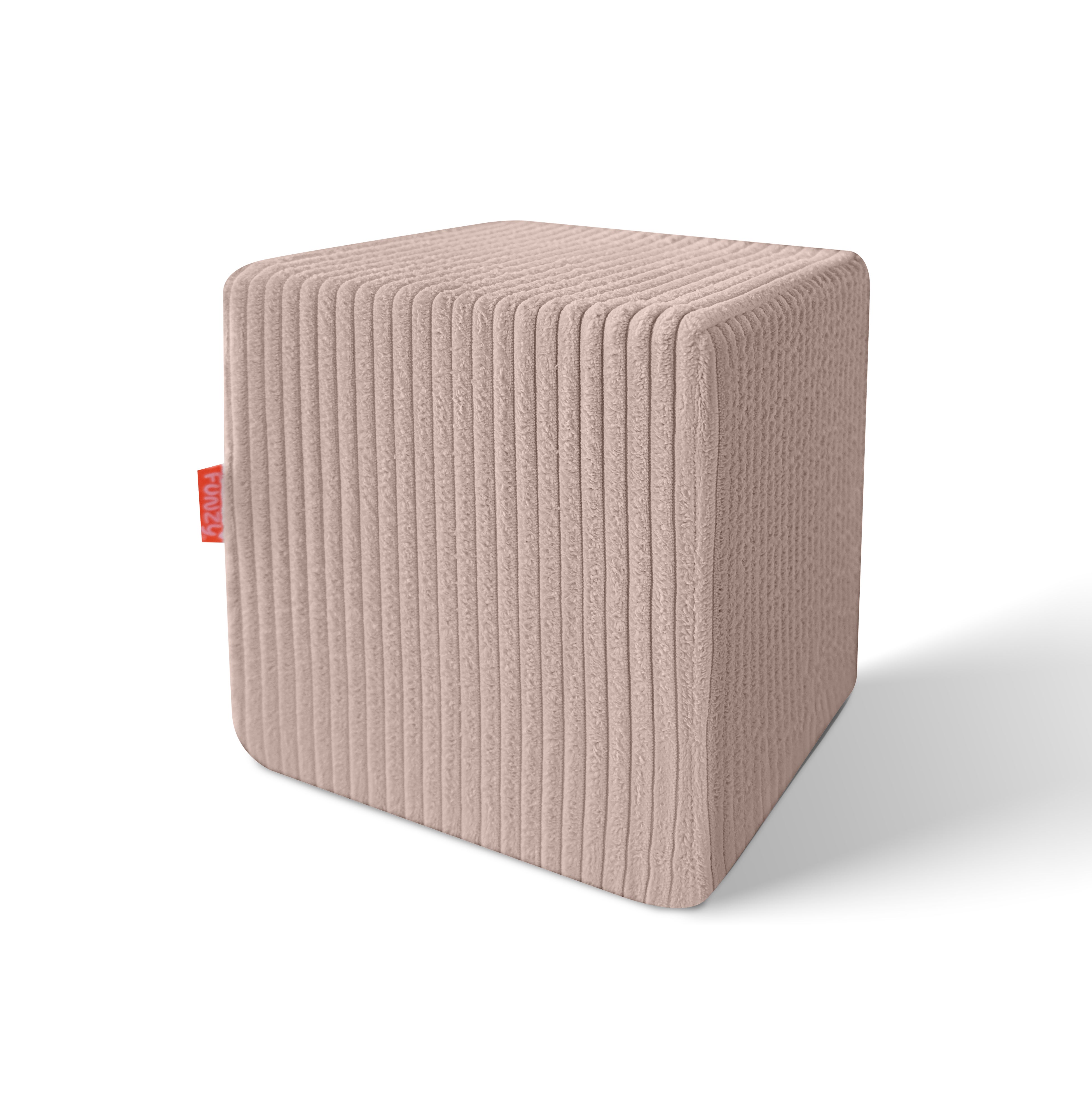 Funzy Cubes 4er Set 25 cm x 25 cm x 25 cm, mit Cordbezug aus der Kategorie Polstermöbel