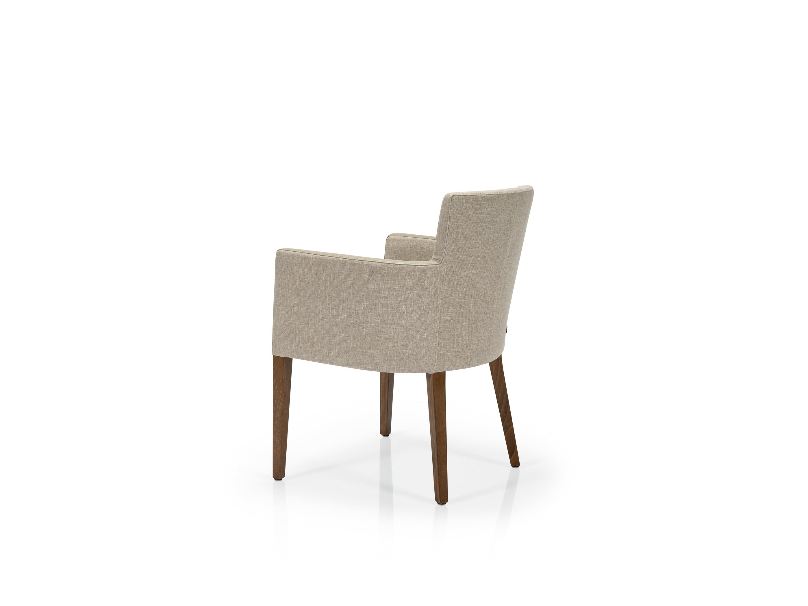 Stuhl Beatrice. Teflongleiter, BxHxT 65x88x64 cm, Massivholzgestell aus der Kategorie Stühle