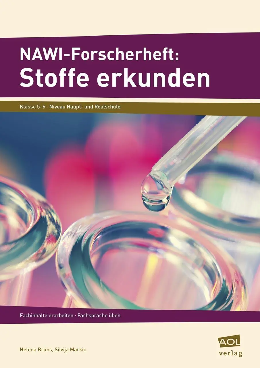 NAWI-Forscherheft: Stoffe erkunden aus der Kategorie Naturwissenschaften