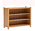 Stollenregal, mit Rückwand, 3 Ebenen, aus der Kategorie Regale