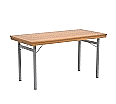 Klapptisch, 140x70 cm (B/T), 72 cm hoch, 4-Fuß,