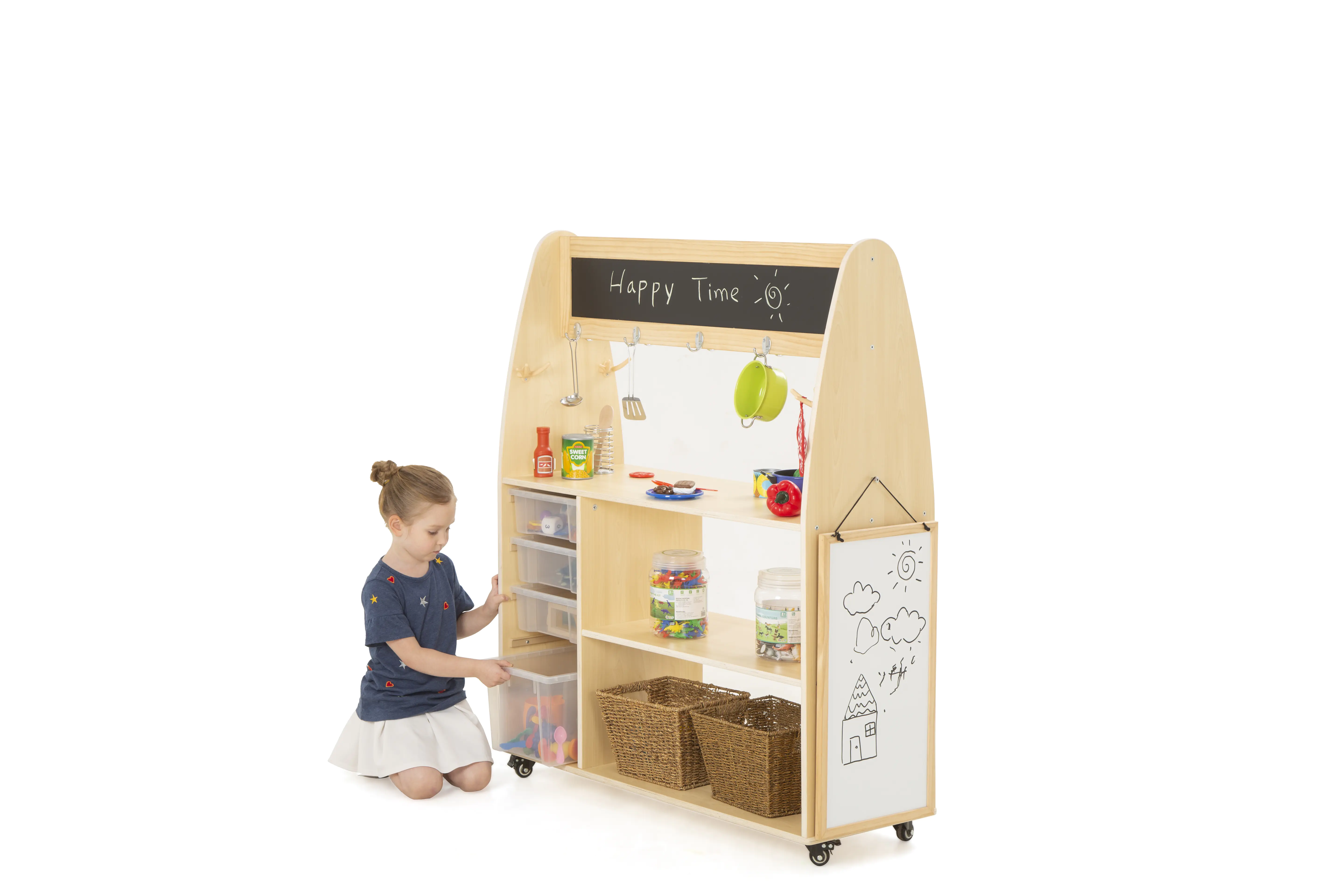 Wisdom Owlaf | Spielstation mobil | 100 x 39 x 128 cm | Holz aus der Kategorie Neu: Wisdom-Möbel